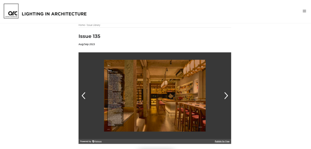 arc magazine - FATBOY IZAKAYA by INFUSION Lighting