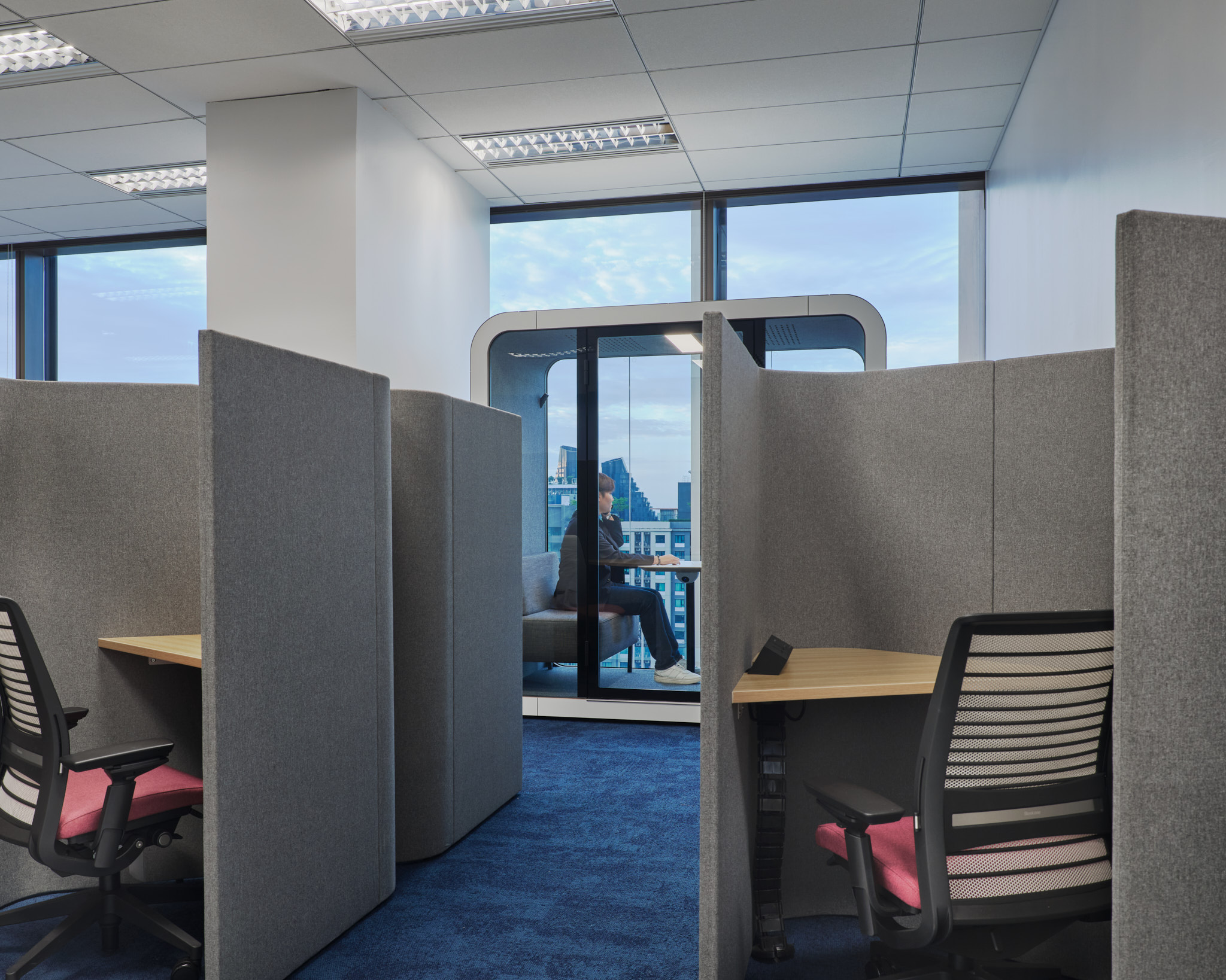 Space Matrix Design Consultants - HP Bangkok Workplace at Singha Complex 18B