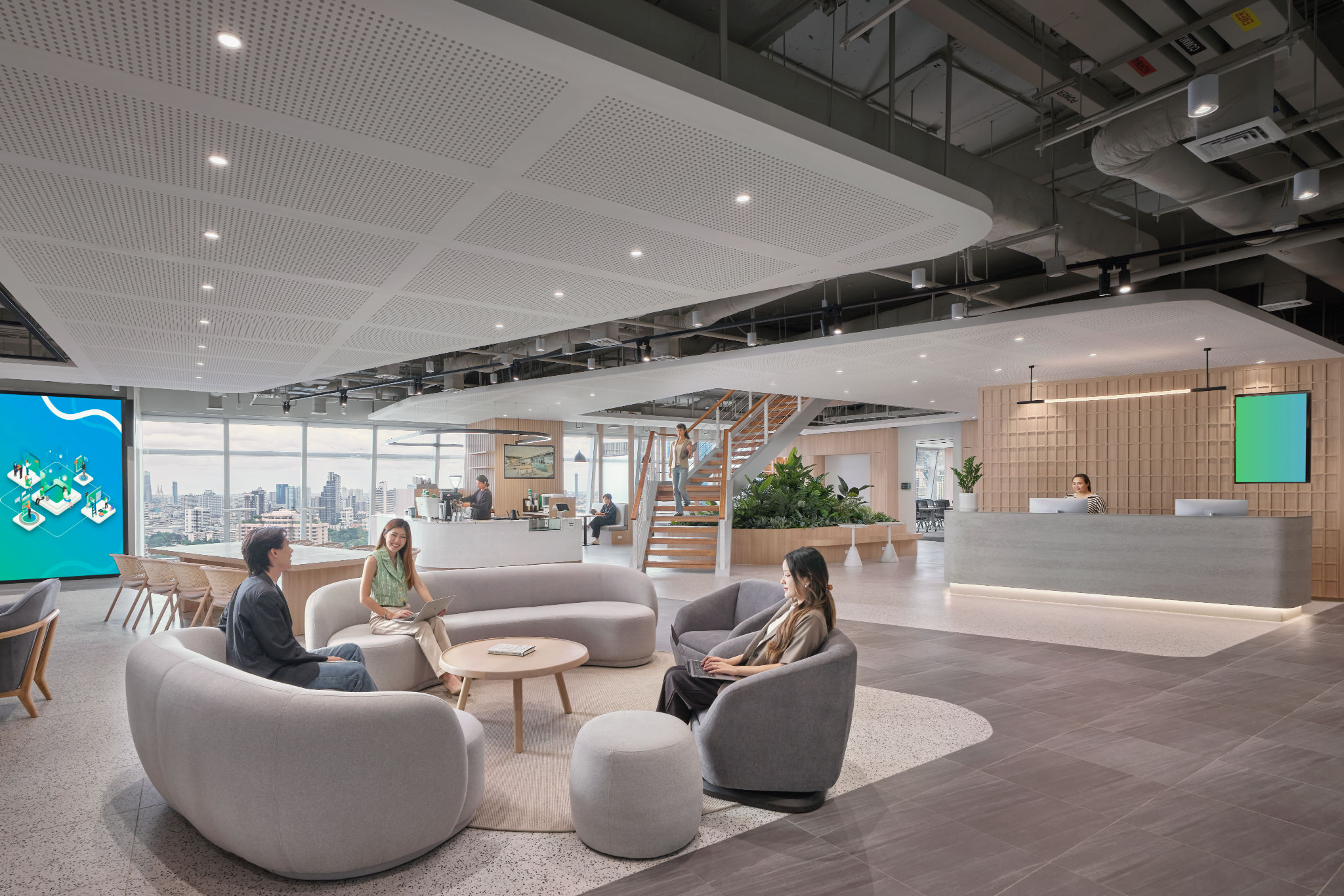 Space Matrix Design Consultants - LMWN Workplace One Bangkok 1