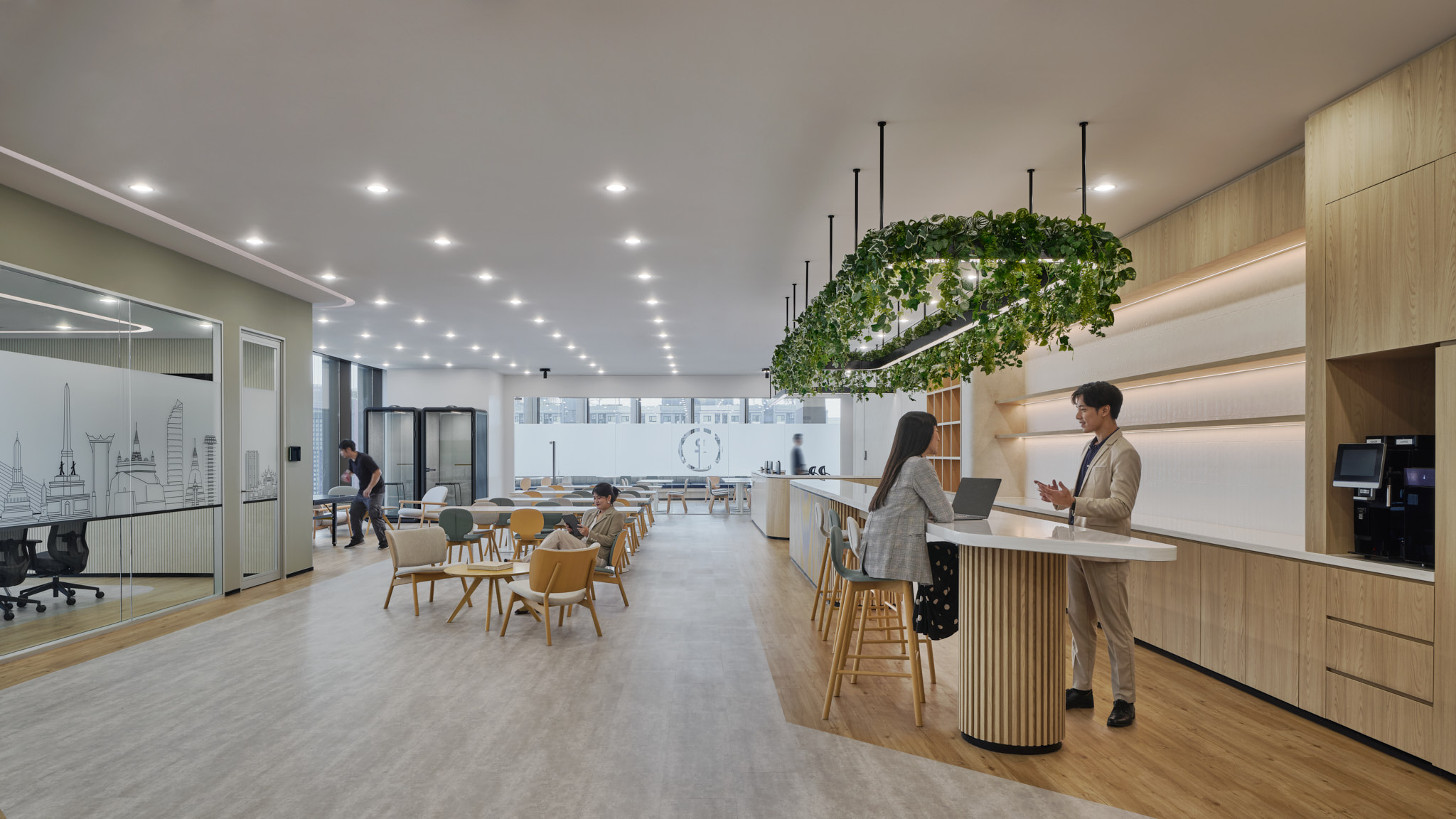 Space Matrix Design Consultants - KUEHNE + NAGEL workplace at Singha Complex 2B
