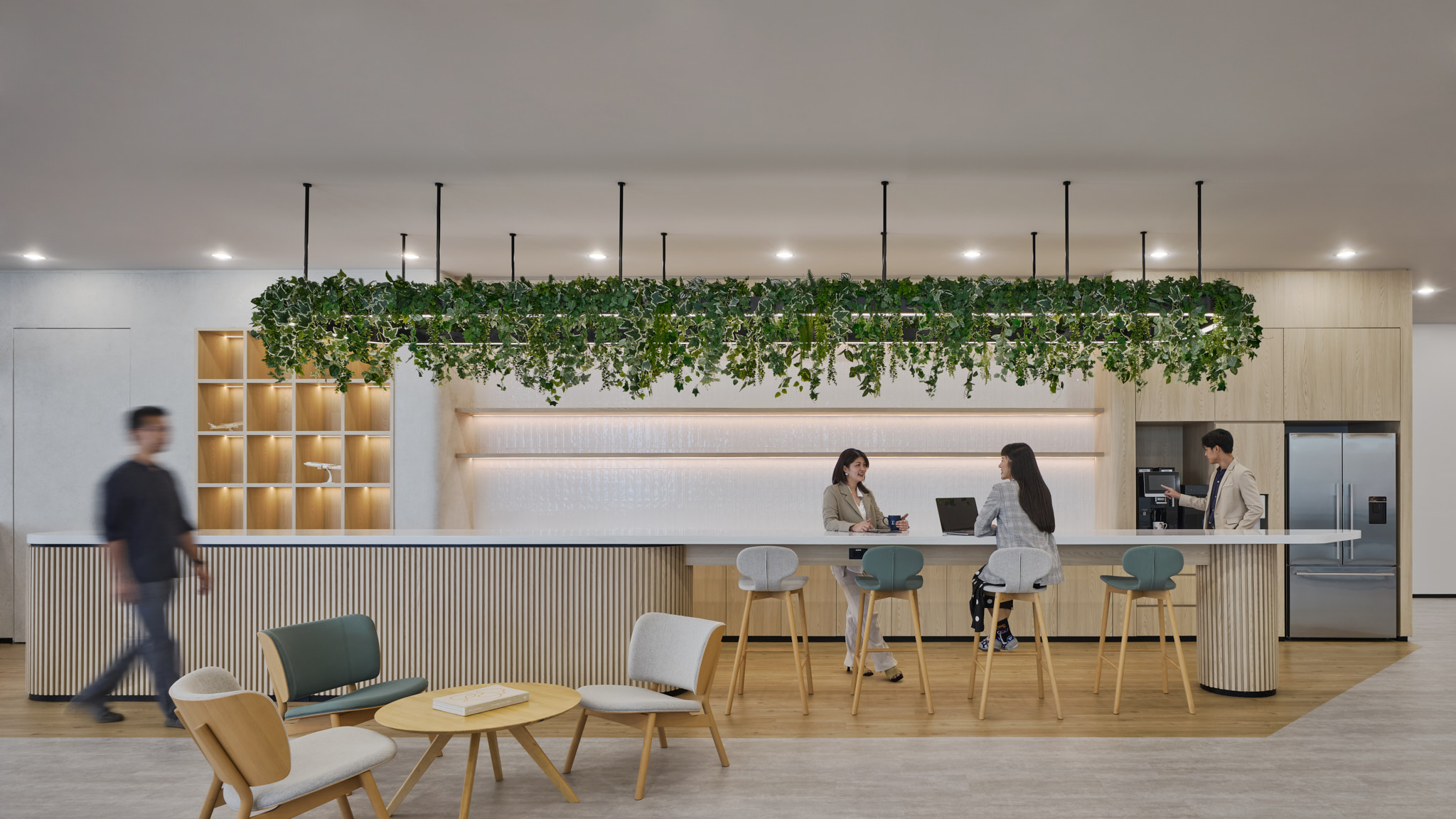 Space Matrix Design Consultants - KUEHNE + NAGEL workplace at Singha Complex 3B