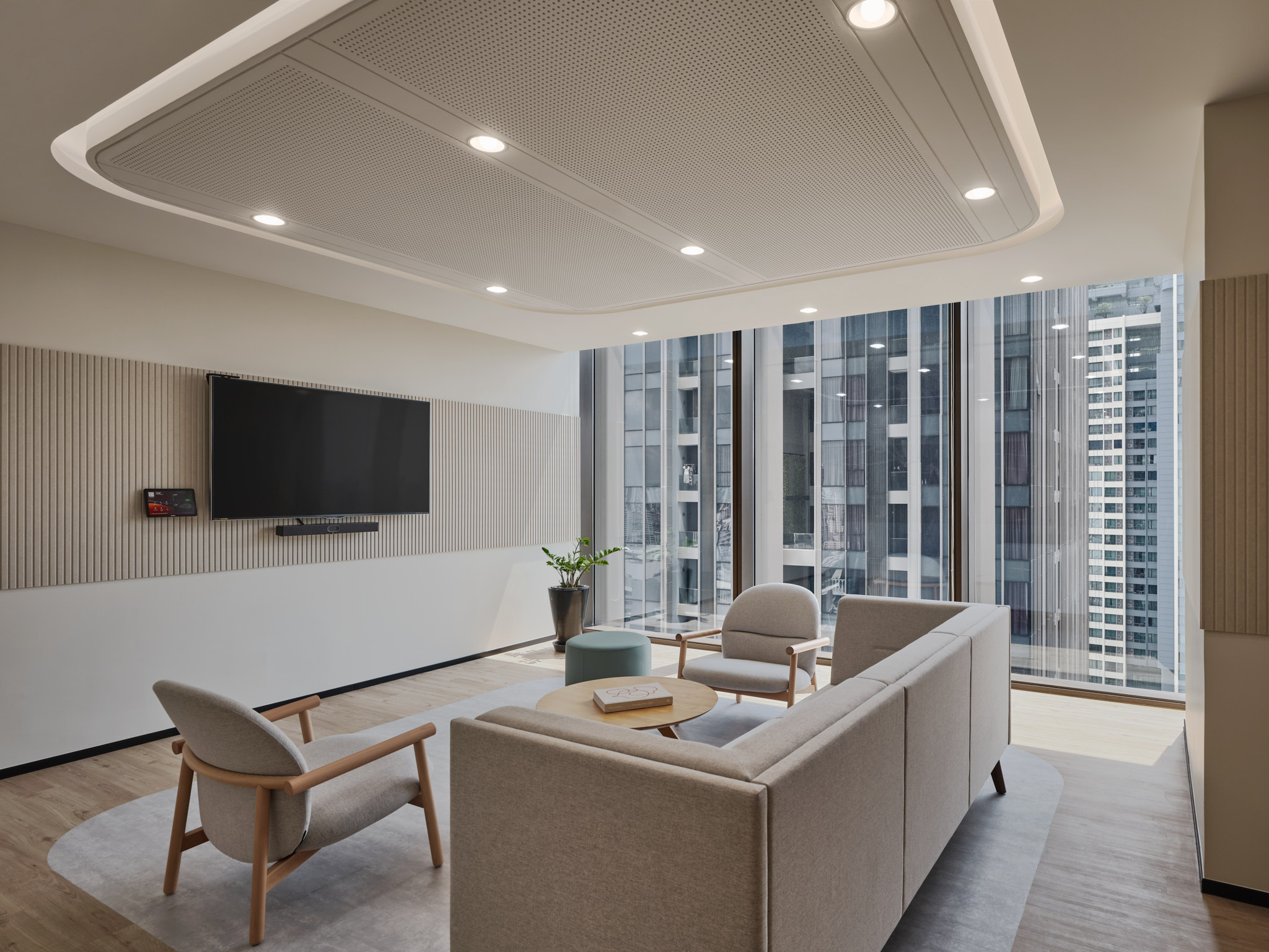 Space Matrix Design Consultants - KUEHNE + NAGEL workplace at Singha Complex 5