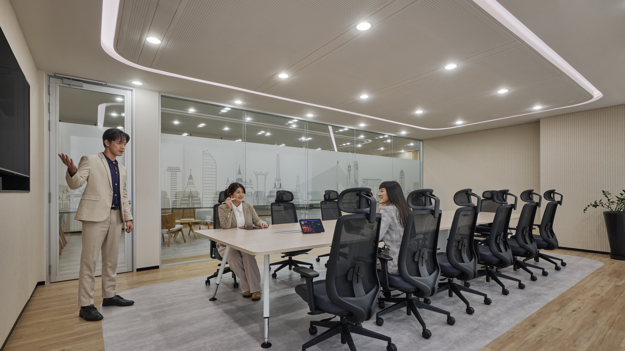 Space Matrix Design Consultants - KUEHNE + NAGEL workplace at Singha Complex 7B