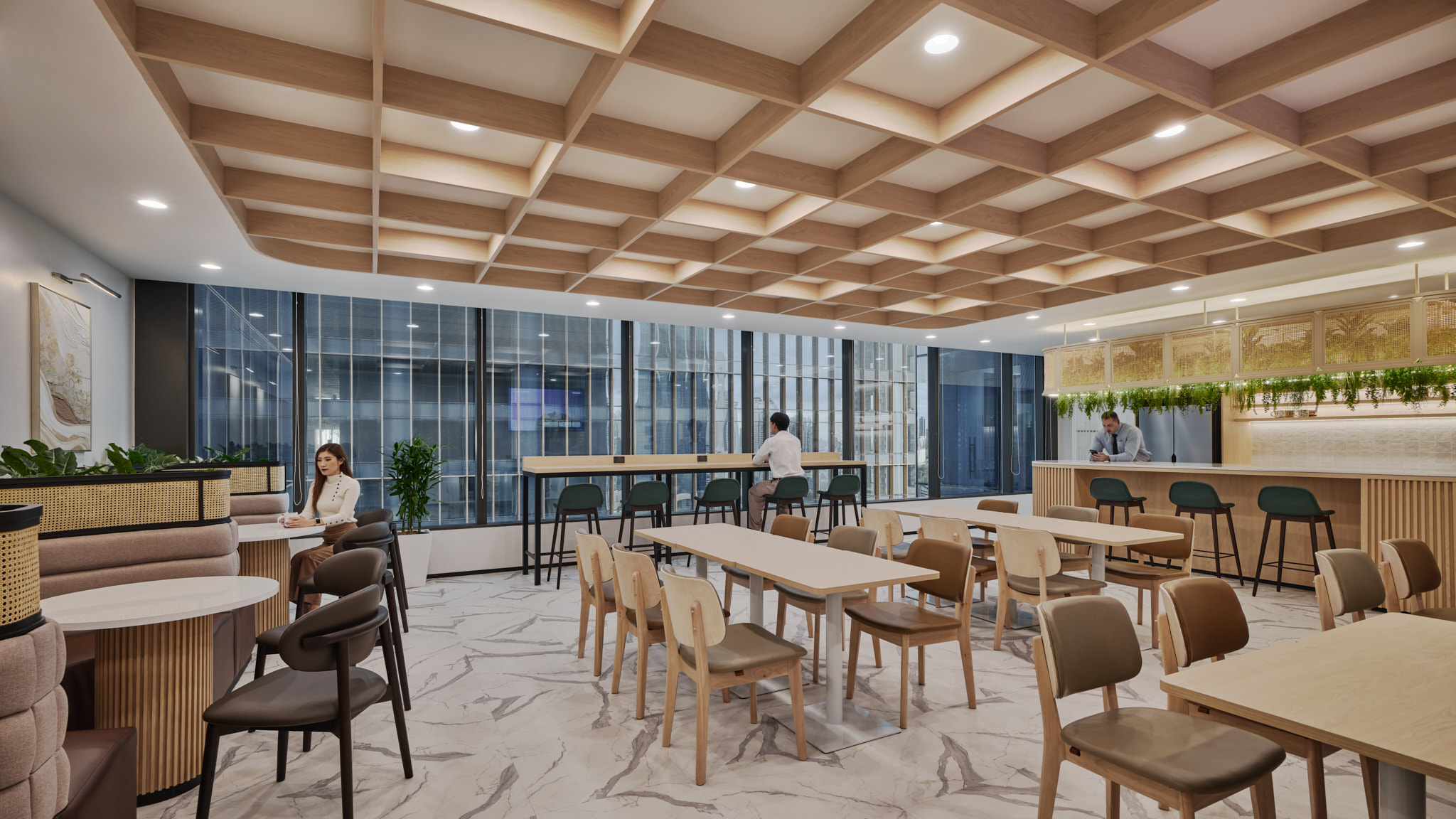 Space Matrix Design Consultants - Watson Farley & Williams (Thailand) workplace at One Bangkok 6B